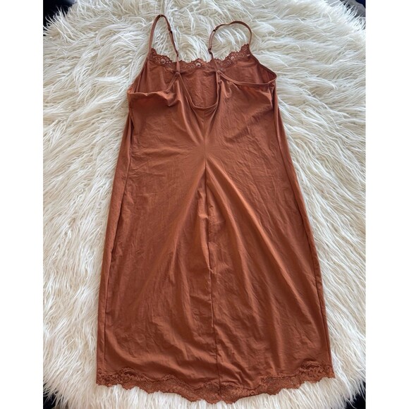 Skims Fits Everybody Lace Slip Dress Bronze Size 2X - Picture 7 of 10